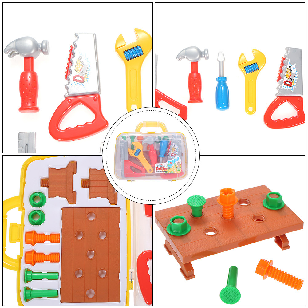 Tools Workshop Kids - Juego de Herramientas de Plástico de