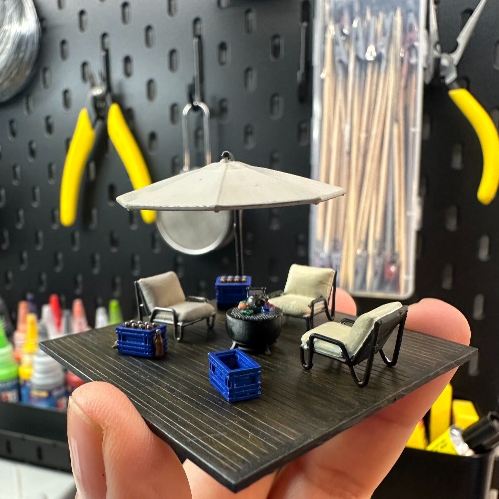 Tools Workshop Kids - Diorama 1/64, Escena en Miniatura de