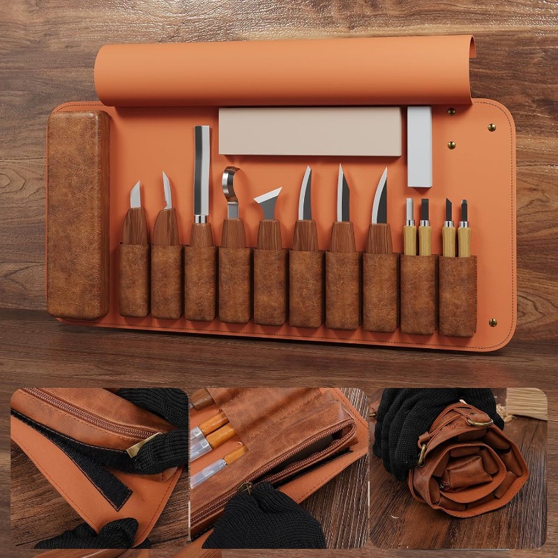Chisel Set Wood - Juego de Herramientas para Tallado en