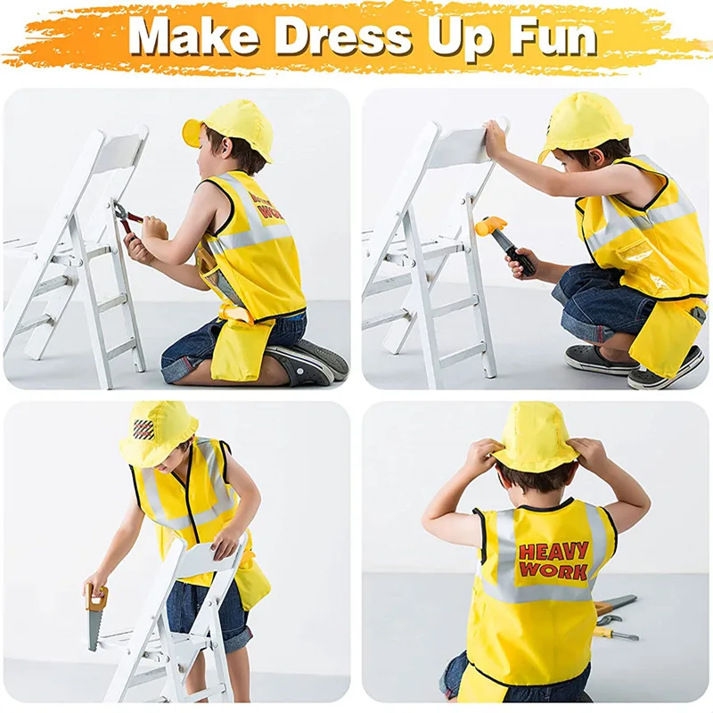 Disfraz de trabajador de la co - Tools Workshop Kids reseña y precio
