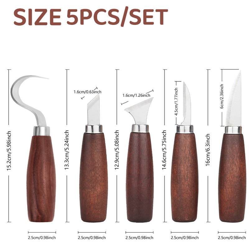 Herramientas para tallar mader - Chisel Set Wood reseña y precio